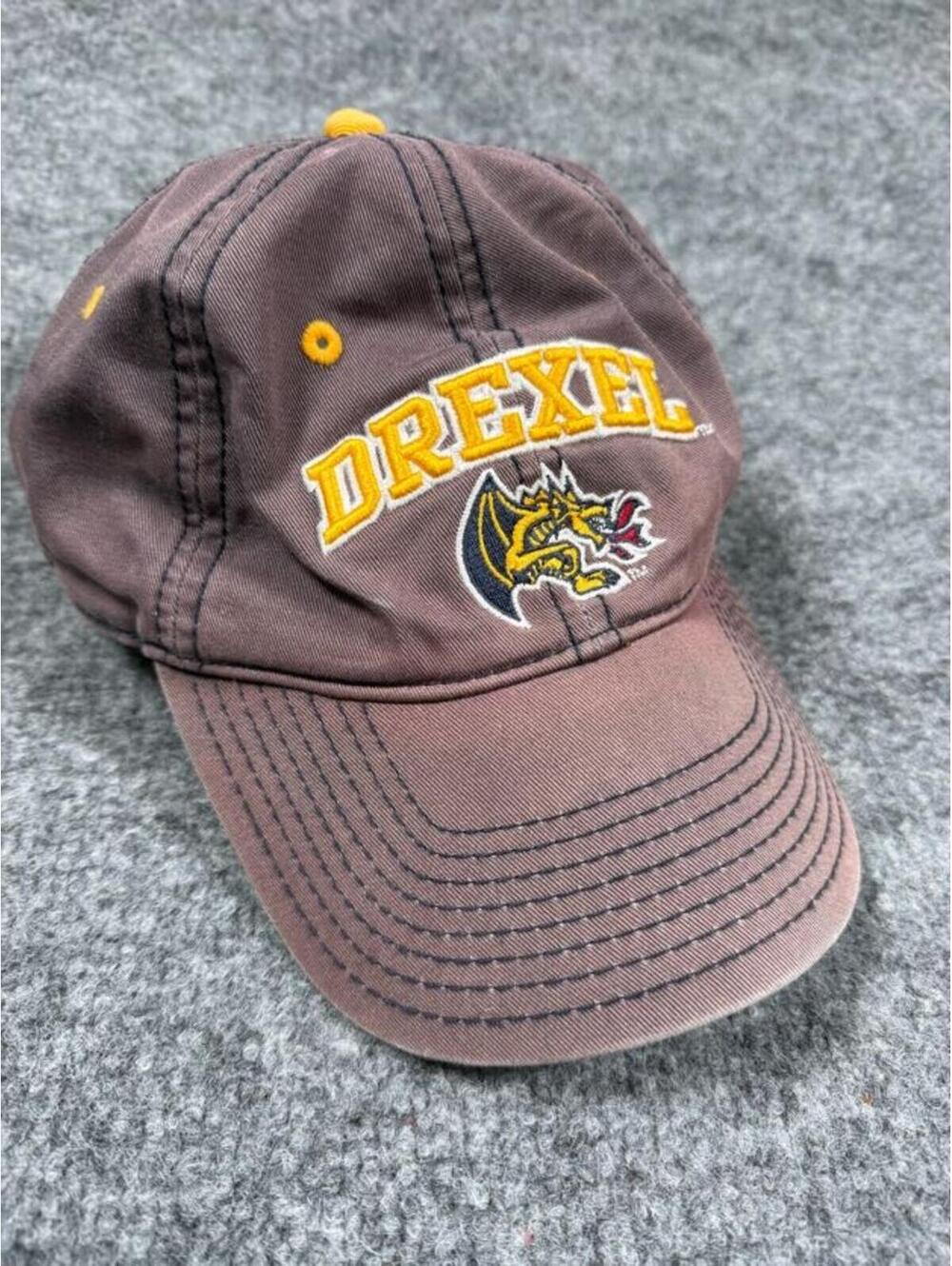 The Game Drexel University Logo Embroidered Baseball Cap Hat